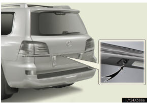 The camera for the rear view