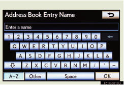 Touch the keys directly to enter