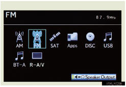 B15D0 MOST Communication Malfunction - Lexus 20 To play the rear audio over the