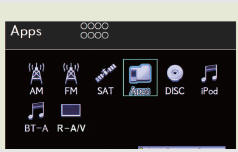 Select Apps mode on the