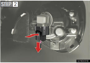 Unplug the connector while