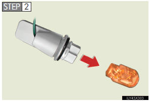 Remove the light bulb.