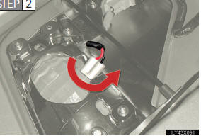 Turn the bulb bases counter-