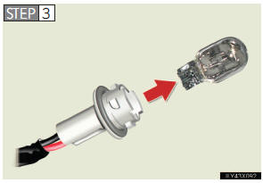 Remove the light bulb.