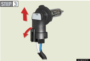 Unplug the connector while