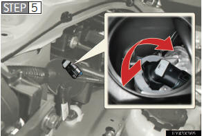 Turn and secure the bulb base.