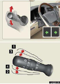 1 Left turn signal