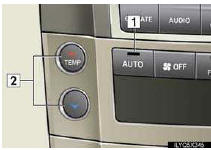 1 Press the “AUTO” button.