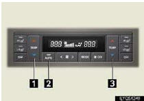 1 Left side temperature control