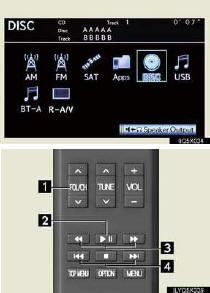 Select desired mode on the source screen to dis-