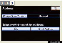 3 Touch “Street Address”.