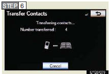 6 Transfer the phonebook data to the system
