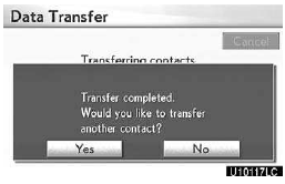 4. In case that you have touched “Add Contacts”, this screen is displayed.