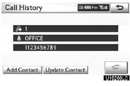 5. Touch “Add Contact” or “Update Contact”.