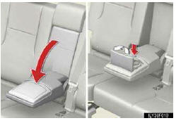 For third seats (except for left side seat of the vehicles with a DVD changer)